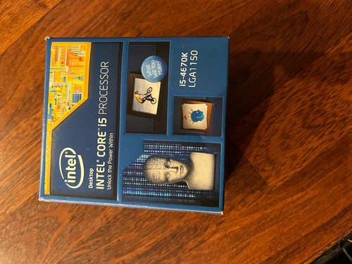 Intel i5-4670k LGA1 1150 Cpu Box Only - Picture 2 of 5