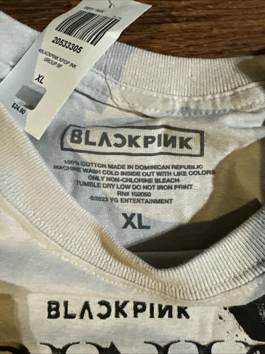 BLACKPINK Pink Venom Group Boyfriend Fit Mädchen T-Shirt XL grau - Bild 5 von 7