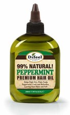 Difeel Premium Natural Hair Oil - Peppermint Oil 8 oz. PACK OF 4 