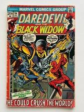 Daredevil #94 (1972) Gil Kane cover art Indestructible Man GD+ range stains