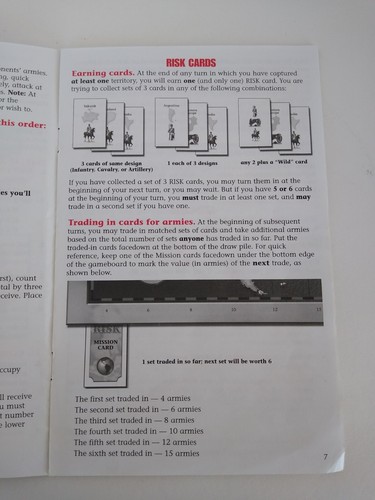 Risk 1999 Instructions Manual Rules Replacement Pieces Parts - Picture 4 of 4