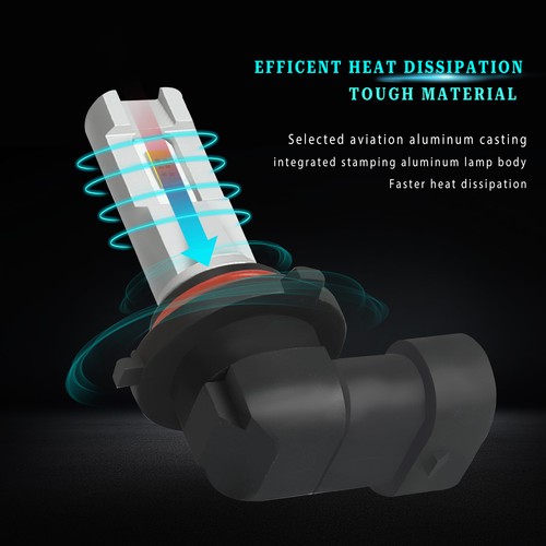 For Dodge Challenger 2009-2010 LED Headlight Bulbs High Low Beam Fog Light V15QC - Picture 16 of 17