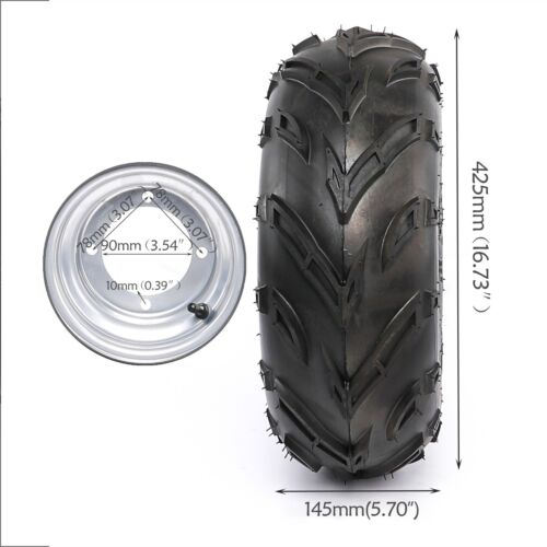 Llanta de rueda 16x8x7 16x8-7 7" + neumático para ATV Quad Go Kart 110cc 125cc Dirt Pit Bike - Imagen 2 de 9