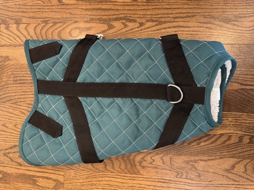 Spot On Dog Quilted Sherpa Lined Dog Jacket XL 18” Sturdy Straps Hooks See Desc. - Picture 3 of 11
