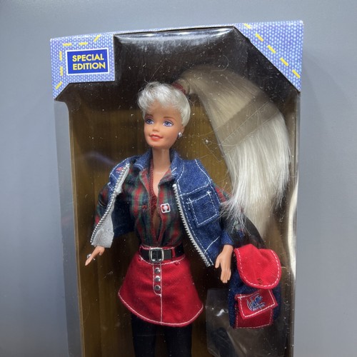 Arizona Jean Company Barbie 1997 Mattel #18020 roter Minirock kariertes Hemd NRFB - Bild 3 von 6