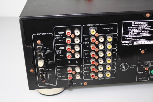 Pioneer VSX-511S AV Receiver Amplifier Tuner Stereo Dolby Pro-Logic - Picture 6 of 8