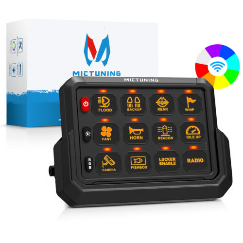 MICTUNING P1s Wireless 12 Gang Switch Panel, Circuit Control Relay System Box - Picture 24 of 24