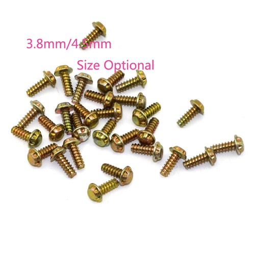 100PCS 3.8mm/4.5mm Security Screws For NES SNES N64 Game Boy Cartridges Console