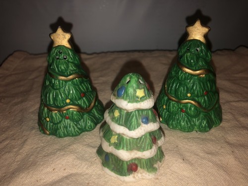 Lot Of 10 Miscellaneous Porcelain Salt And Pepper Christmas Themed  Shakers. - Bild 8 von 8