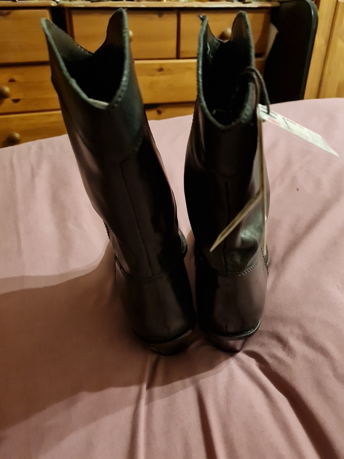 Zara Cowboy Western Style Ankle Boots Size UK 5 Brand New With Tags In