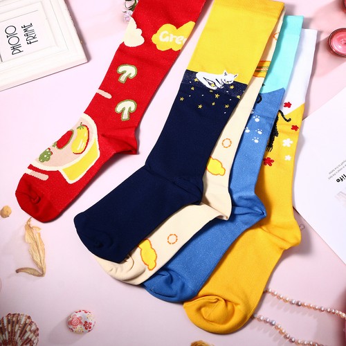 5 Pairs Compression Socks for Women 20-30mmHg Knee High Support Sports Nurse S/M - Picture 4 of 22