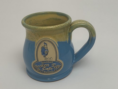 Another Broken Egg Cafe ( Burbank, CA.) Handmade Coffee Mug by Deneen Pottery