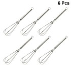 6 Pcs Whisk Kitchen Gadgets Tools for Hand Mixing Eggs Eggbeater