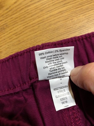 Jumping Bean Little Girls Purple Açaí Pants 10 Retail $20 (s-blk-21-26) - Picture 5 of 6