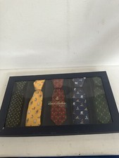 Brooks Brothers Set Of 5 Very Small Ties Christmas Themed 20in By 2 Across