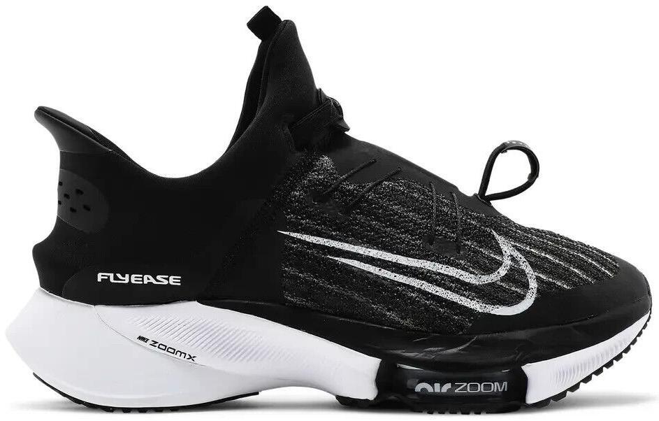 シューズ NIKE - NIKE AIR ZOOM TEMPO NEXT% FLYEASE Nike Air Zoom Tempo NEXT% Flyease Black White for Sale