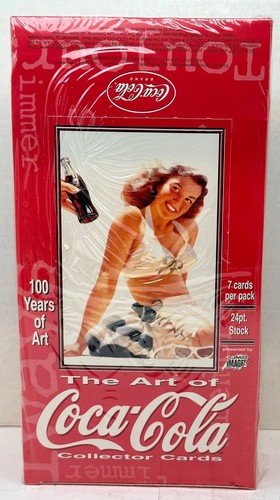 1999 The Art of Coca-Cola Trading Card Box Comic Images Factory Sealed 36 CT - Picture 1 of 5