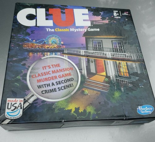 Clue Game 2013 Edition with 2 Versions The Mansion Game & Boardwalk Game - Picture 1 of 2