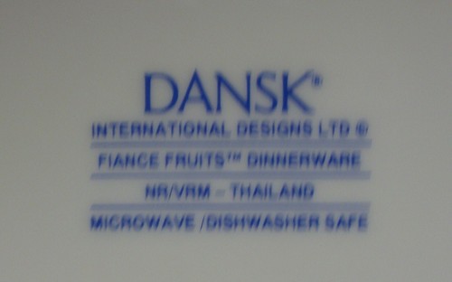 Dansk FIANCE FRUIT Piatti Insalata SET DI QUATTRO Altri Articoli Qui ARANCIONE BORDO GIALLO - Foto 3 di 3