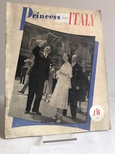 "Princess in Italy" by Dudley Vernon - Princess Margaret vintage booklet c. 1947