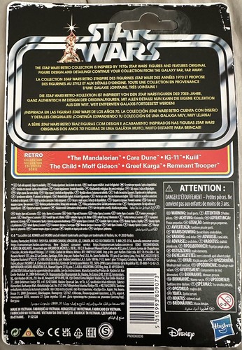 Figura de Star Wars The Mandalorian Kenner Retro Collection 2020 sin usar sin usar - Imagen 2 de 2