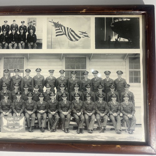 1949 Graduating Class Flight 254 Sqdn. 3774 Panoramic Sheppard Air Force Base - Picture 9 of 11