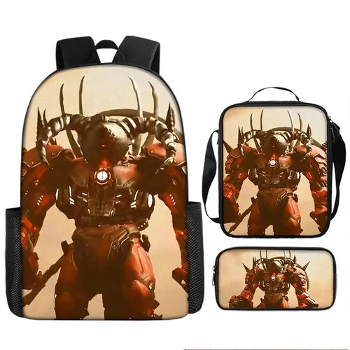 Skibidi Toilet Backpack Shoulder Bag Titan Tv man Pencil Bag Clock Man backpack - Picture 22 of 38