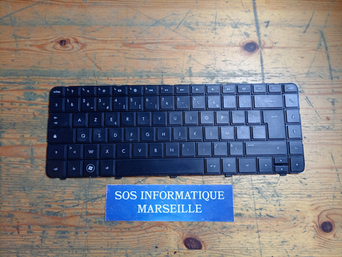 Clavier FR Noir MP-10N6F0-886 AZERTY Original HP 635 - Imagen 1 de 4
