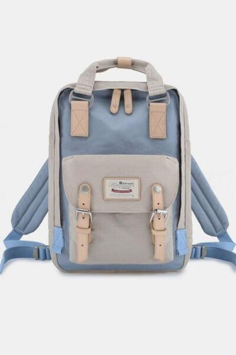Himawari Contrast Waterproof Nylon Rucksack Tasche - Bild 16 von 28