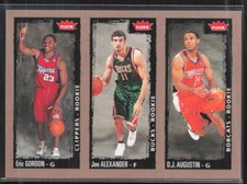 2008-09 Fleer #238 Eric Gordon Joe Alexander D.J. Augustin