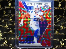 2020 PANINI MOSAIC Jonathan Taylor RC SILVER PRIZM INDIANAPOLIS COLTS #276 DEBUT