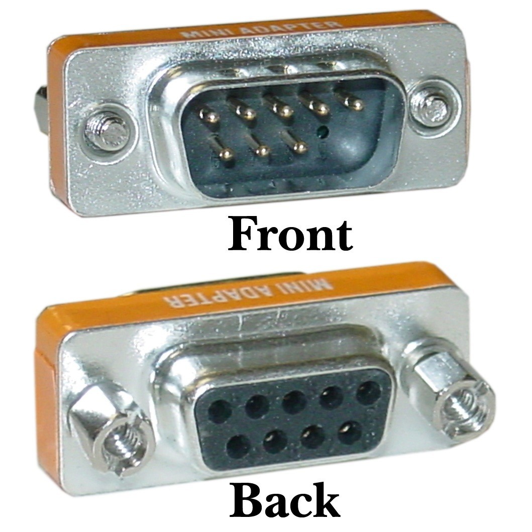 Mini Null Modem DB9 Male / DB9 Female, Adaptor 31D1-28200