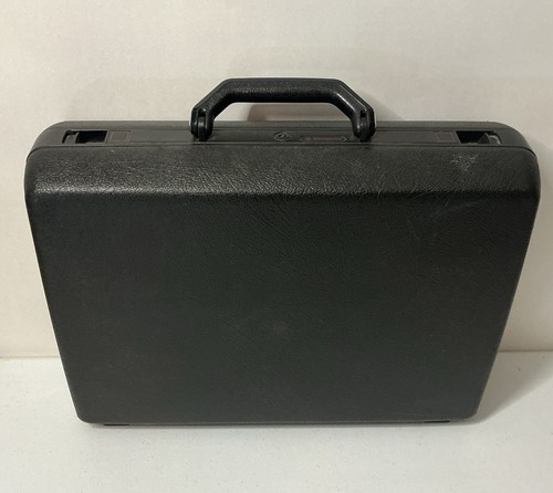 Vintage Samsonite Briefcase Broker GL Black Hard Shell Brief Case With No Key