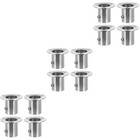  Set of 3 Edelstahl-schrankstangenhalterungen Schrankstangenklammern