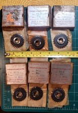 6 NOS Pratt & Whitney 1-⅝ Diam. Thread Milling Cutter, 7/16 Arbor, 12 TPI