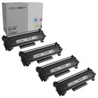 4pk TN760 do Brother Black Cartridge TN730 DCP-L2550DW HL-2370DW Nowy z chipem