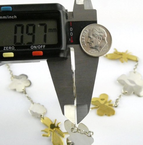 Andy Warhol By RLM Studio Sterling Silver Brass Necklace Ode To Spring QVC 43.1g - Picture 19 of 19