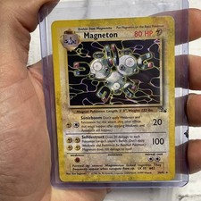 Pokémon TCG Fossil Magneton 26/62 Unlimited Rare Ungraded WOTC Pokemon HP Vtg