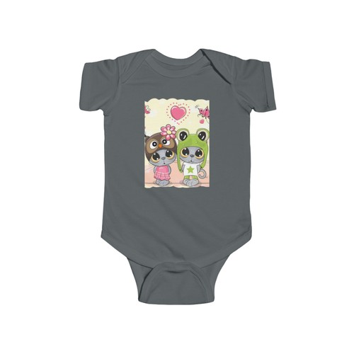 Cute Animal Love Bodysuit, Baby Shower Gift, Newborn Outfit, Infant Romper, - Picture 20 of 40
