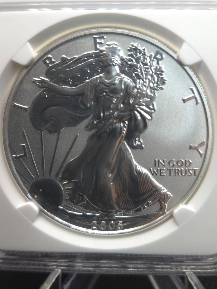 2006-P American Silver Eagle – NGC PF70 – Reverse Proof – 20th Anniversary - Image 3 of 4