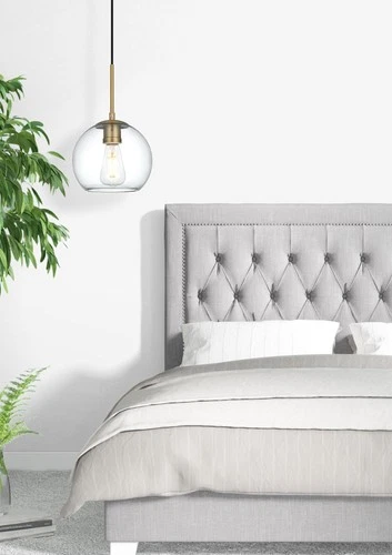 Elegant Lighting LD2206 Baxter 8"W Mini Pendant - Gold - Picture 2 of 9