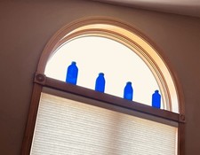 Vintage Cobalt Blue Glass Bottles 4 Total
