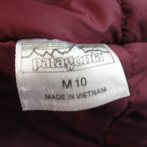 Patagonia Jacket Boys Medium 10 Blue Black H2No Waterproof Hooded Coat Youth - Picture 3 of 13