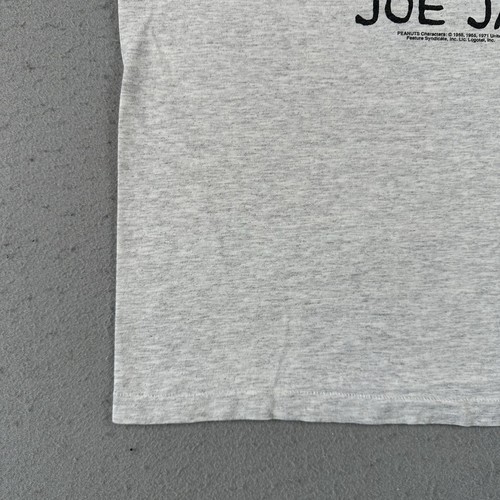 Vintage 1994 Joe Jazz Peanuts Shirt Men’s Small Gray Snoopy Woodstock Cartoon - Picture 10 of 20