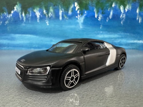 Coche modelo diecast Audi R8 1:43 negro con placa de identificación personalizada | Regalo | En caja - Imagen 8 de 10