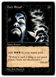 Dark Ritual 118/350 Tempest Magic: The Gathering