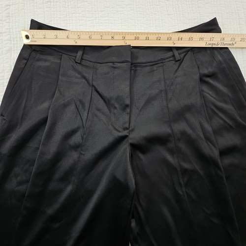 Pantalones Forever 21 Palazzo para mujer XL negros plisados NUEVO pierna ancha nuevos con etiquetas bolsillos de lujo - Imagen 3 de 13