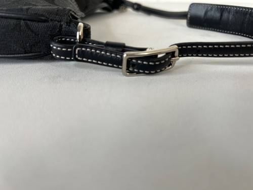 Coach J05K-6091 Schultertasche schwarz Hampton Signature Canvas Leder Y2K neu aus altem Lagerbestand R1 - Bild 17 von 18