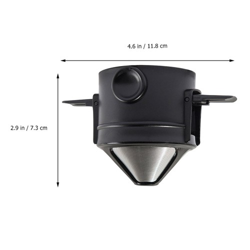 Stainless Steel Coffee Filter Metal Single Cup Portable Maker Dripper - Picture 5 of 12