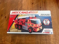 Meccano Junior Rescue Fire Truck With Lights And Sound BRAND NEW SEALED